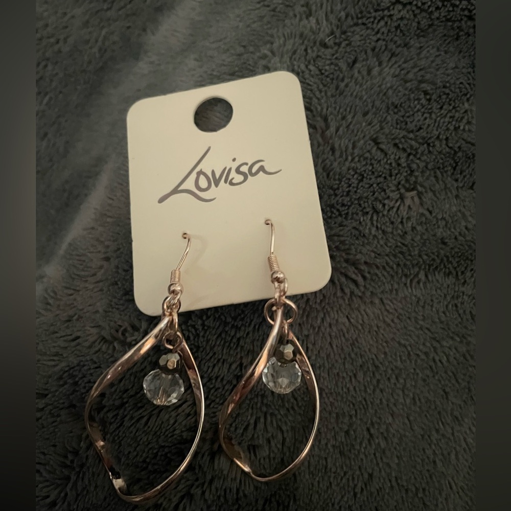 Rose Gold Lovisa Earrings and Ring